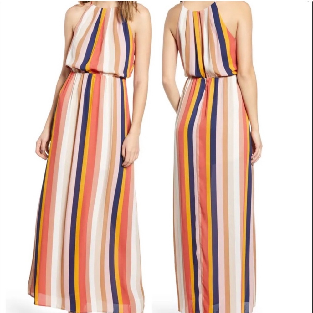 NWT All in Favor Elegant Multicolor Dress